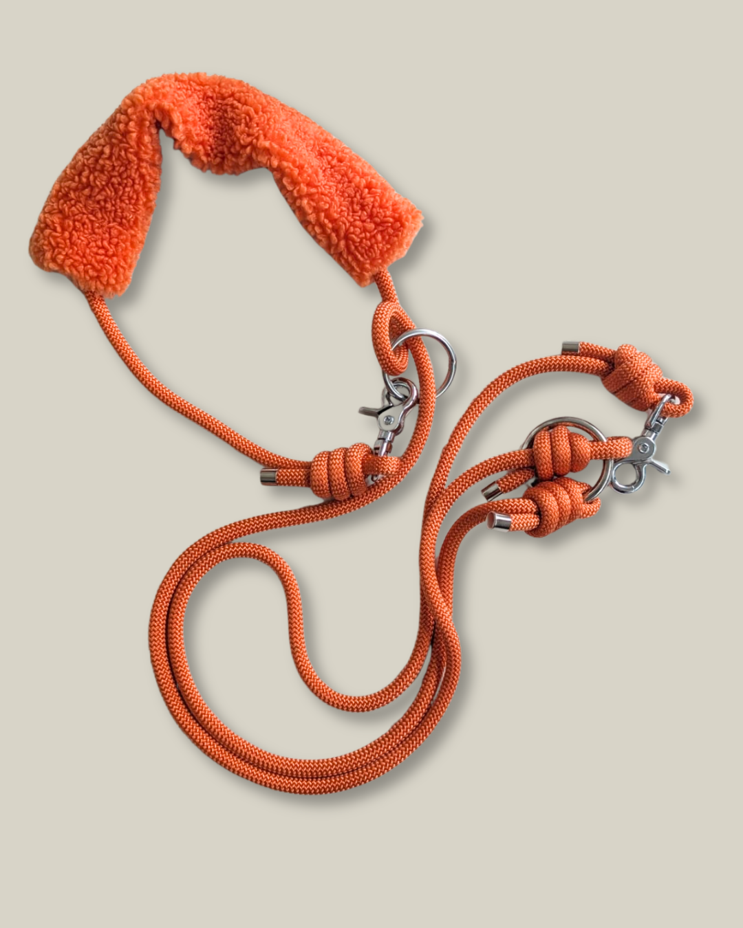 The 3-position rope leash