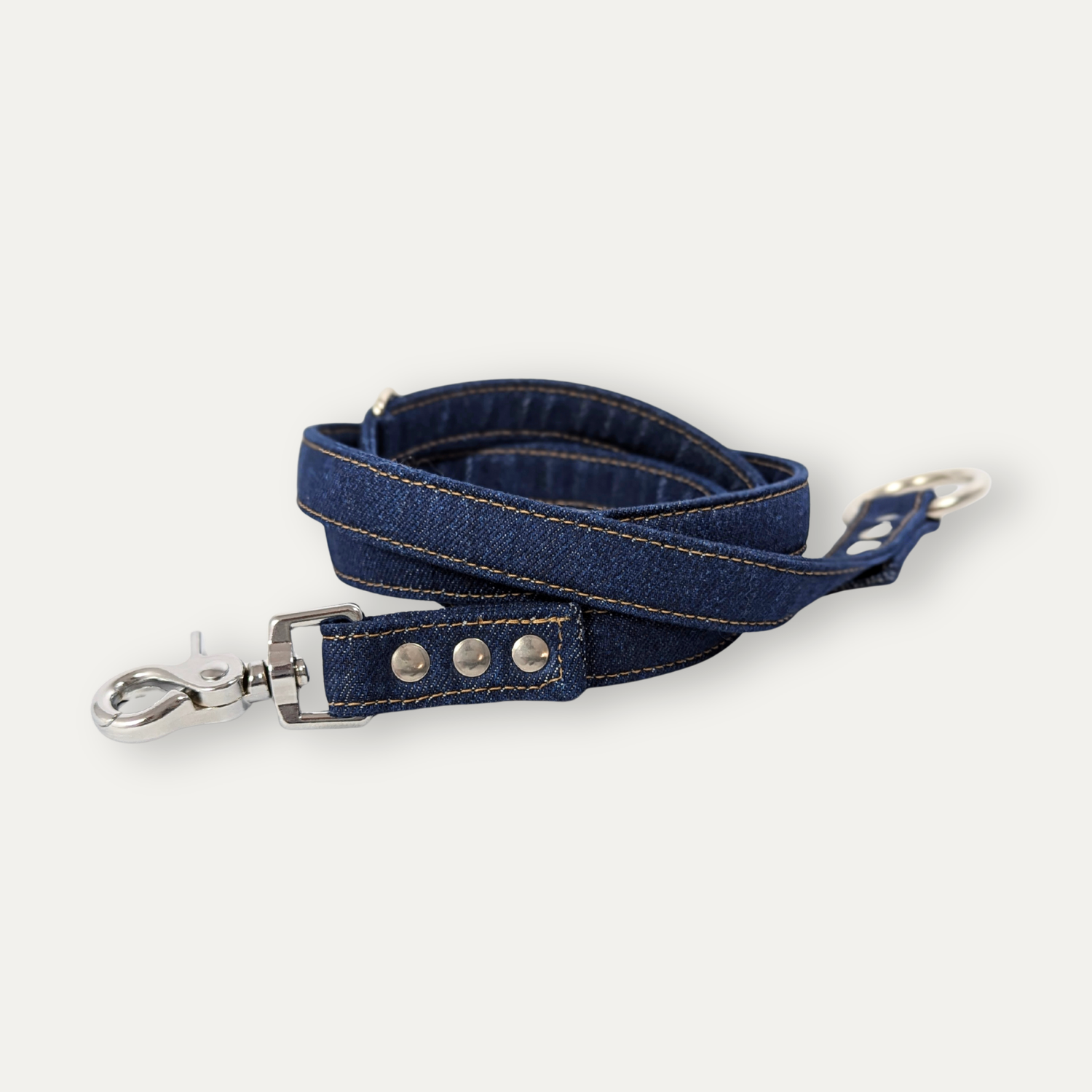 Laisse pour chien en jean brut